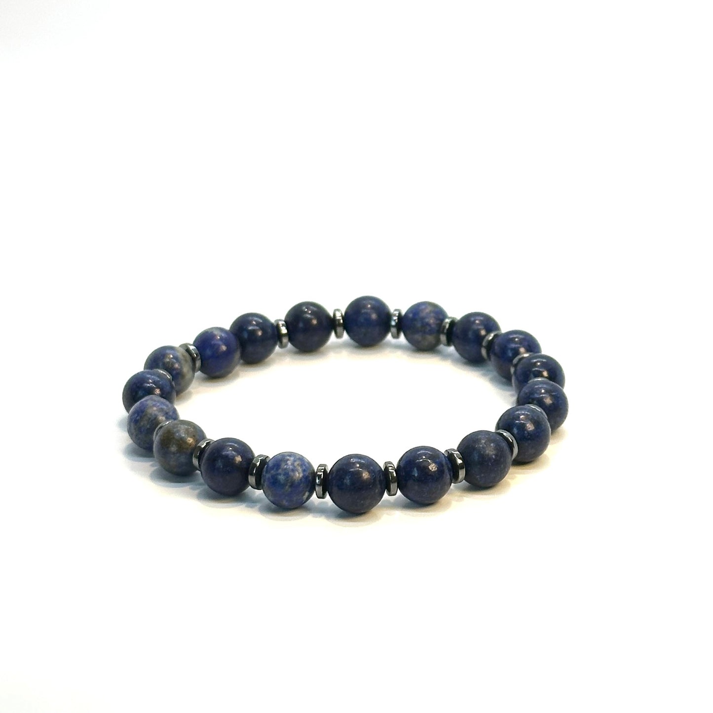 Pulsera LAPISLÁZULI y HEMATITA mujer
