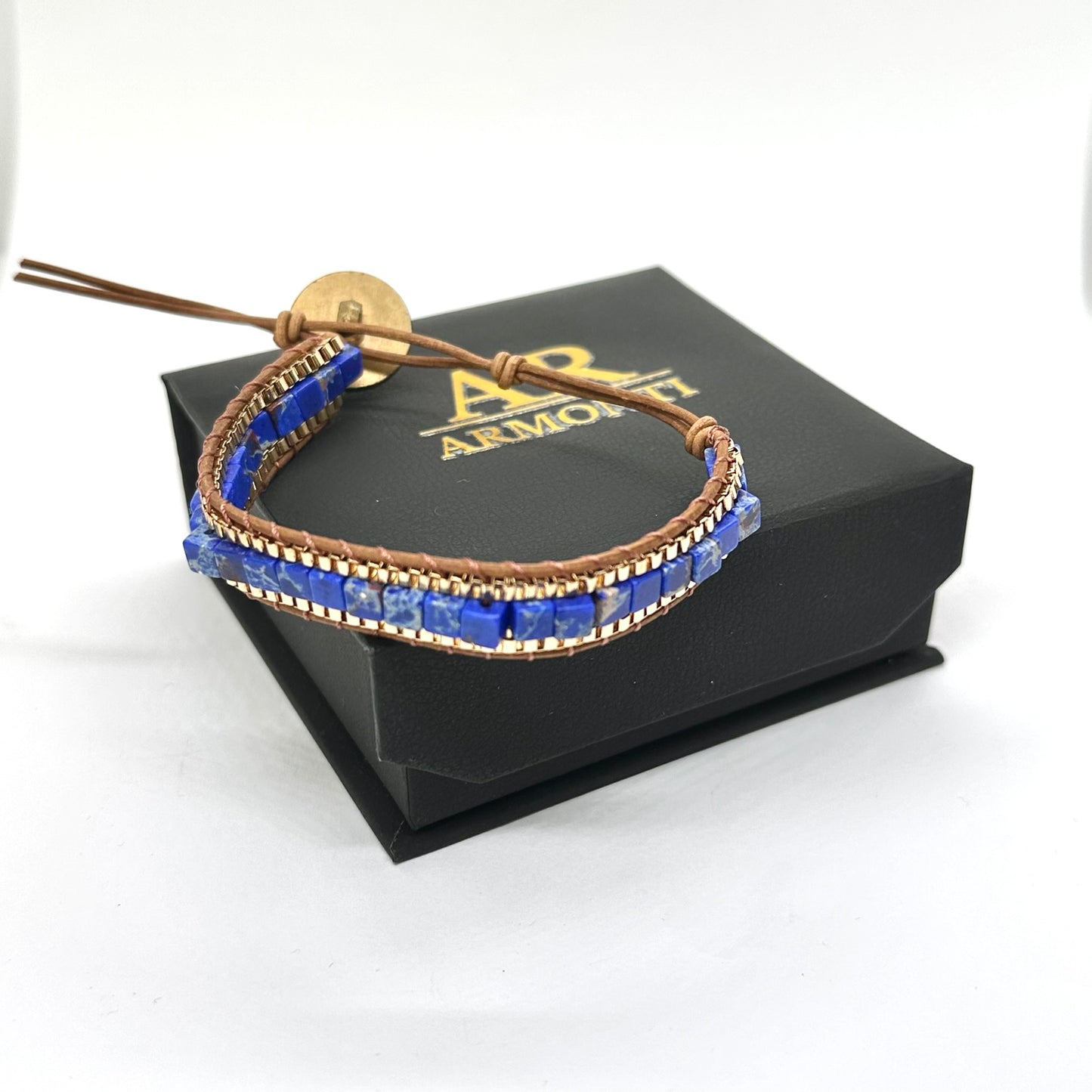 Pulsera lapislázuli fina para MUJER en PRIMAVERA VERANO