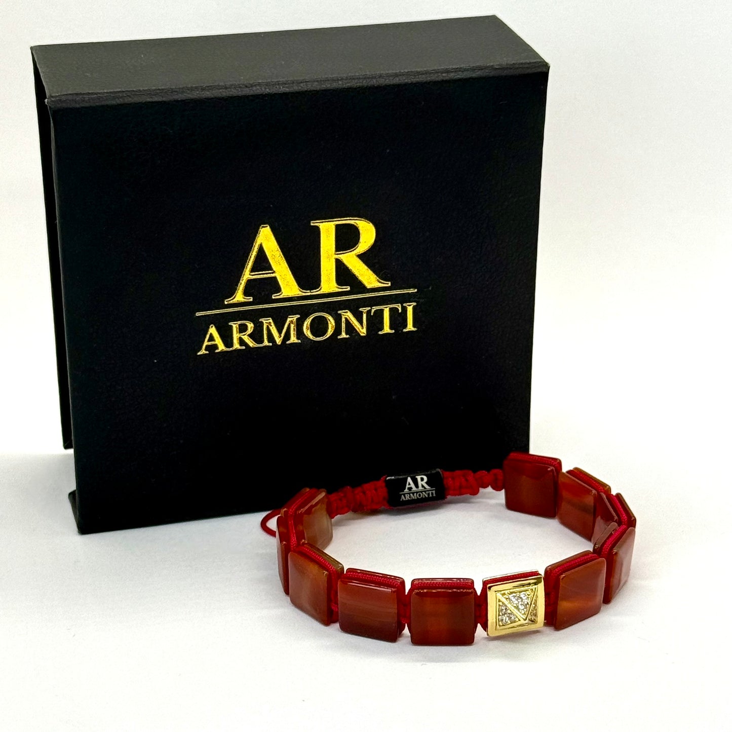 Pulsera Ágata Roja ARMONTI