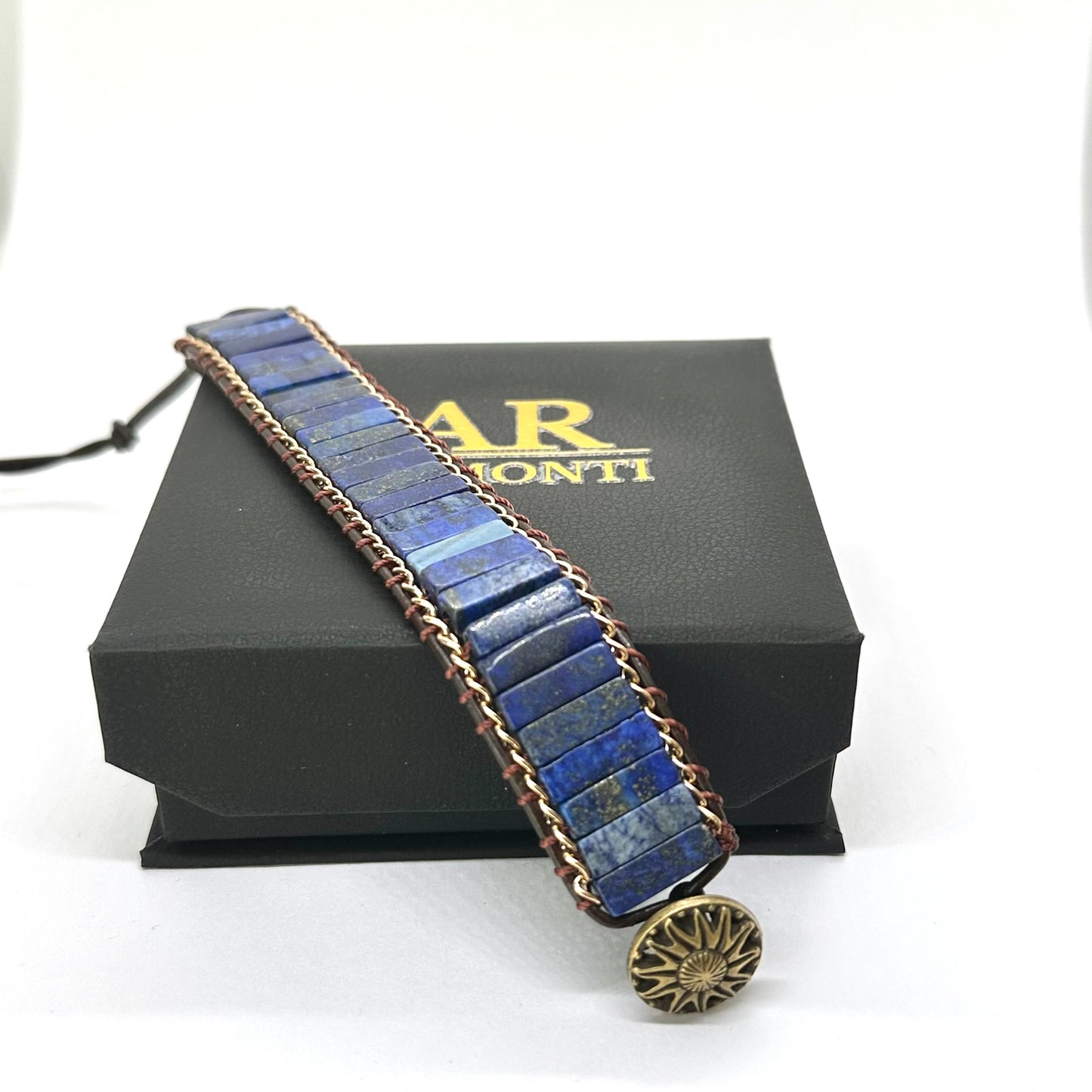 Pulsera lapislázuli primavera verano MUJER 13mm