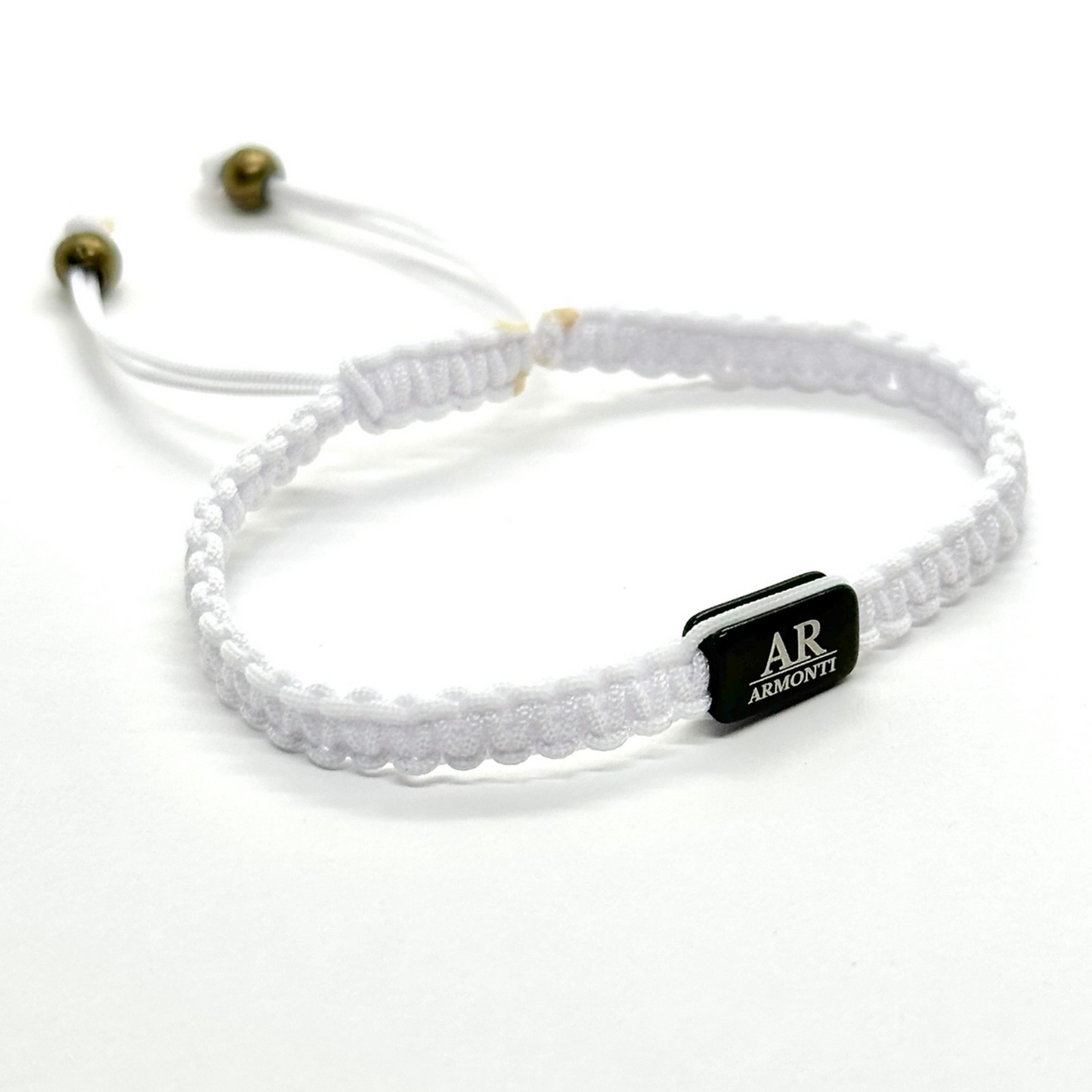 Pulsera MACRAMÉ blanca hombre