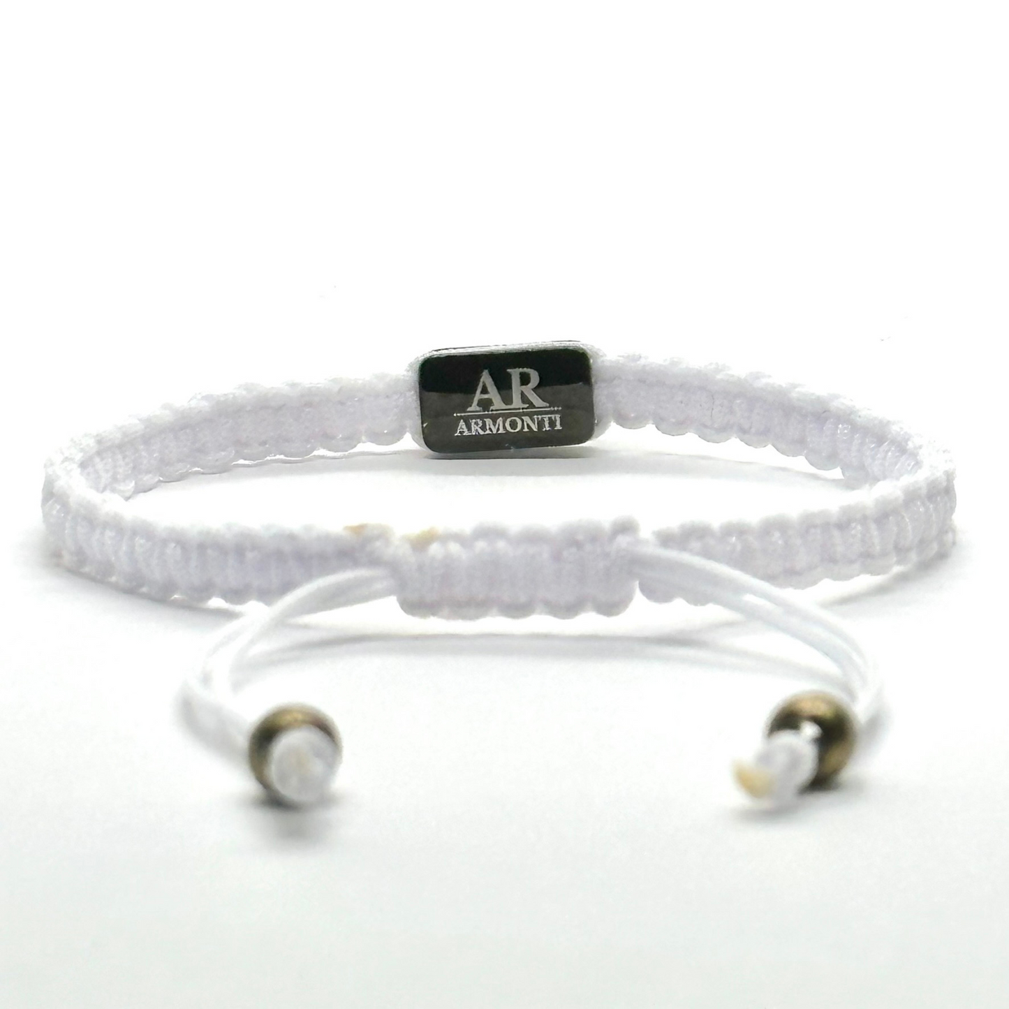 Pulsera MACRAMÉ blanca hombre
