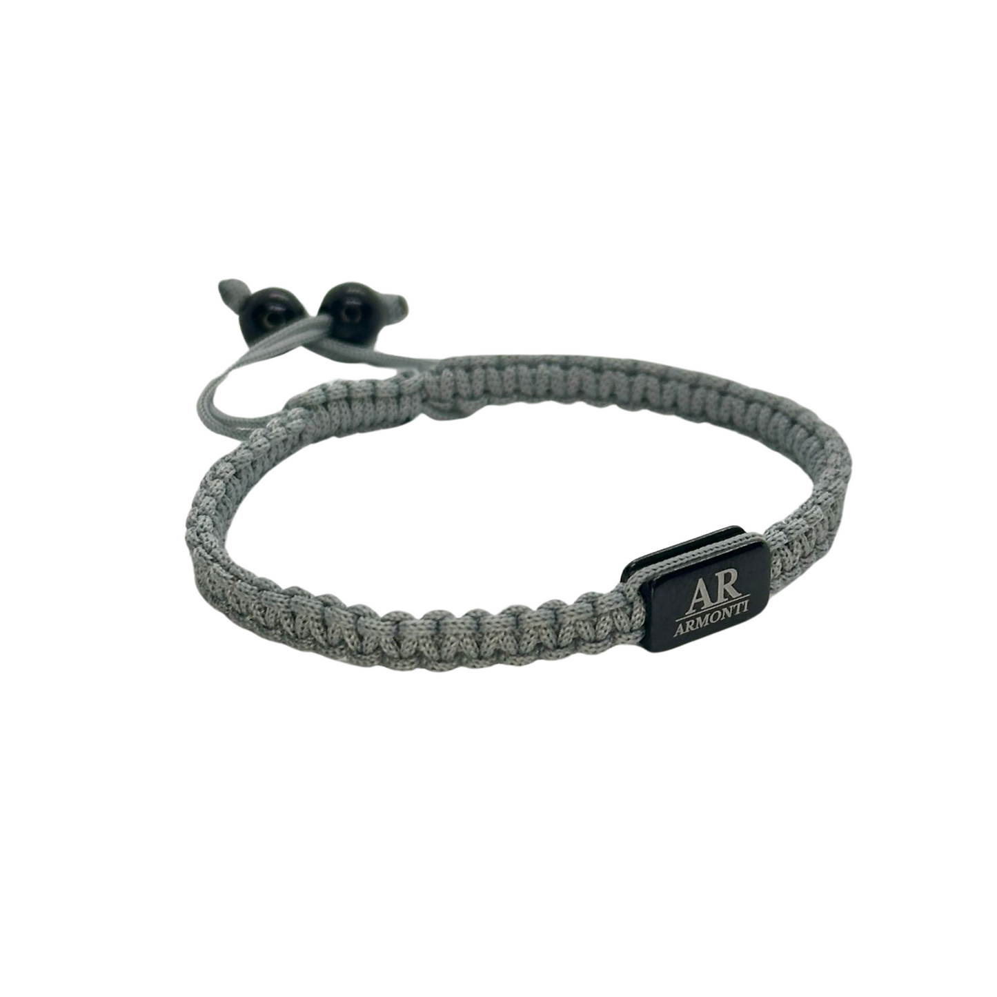 Pulsera de MACRAMÉ gris MUJER