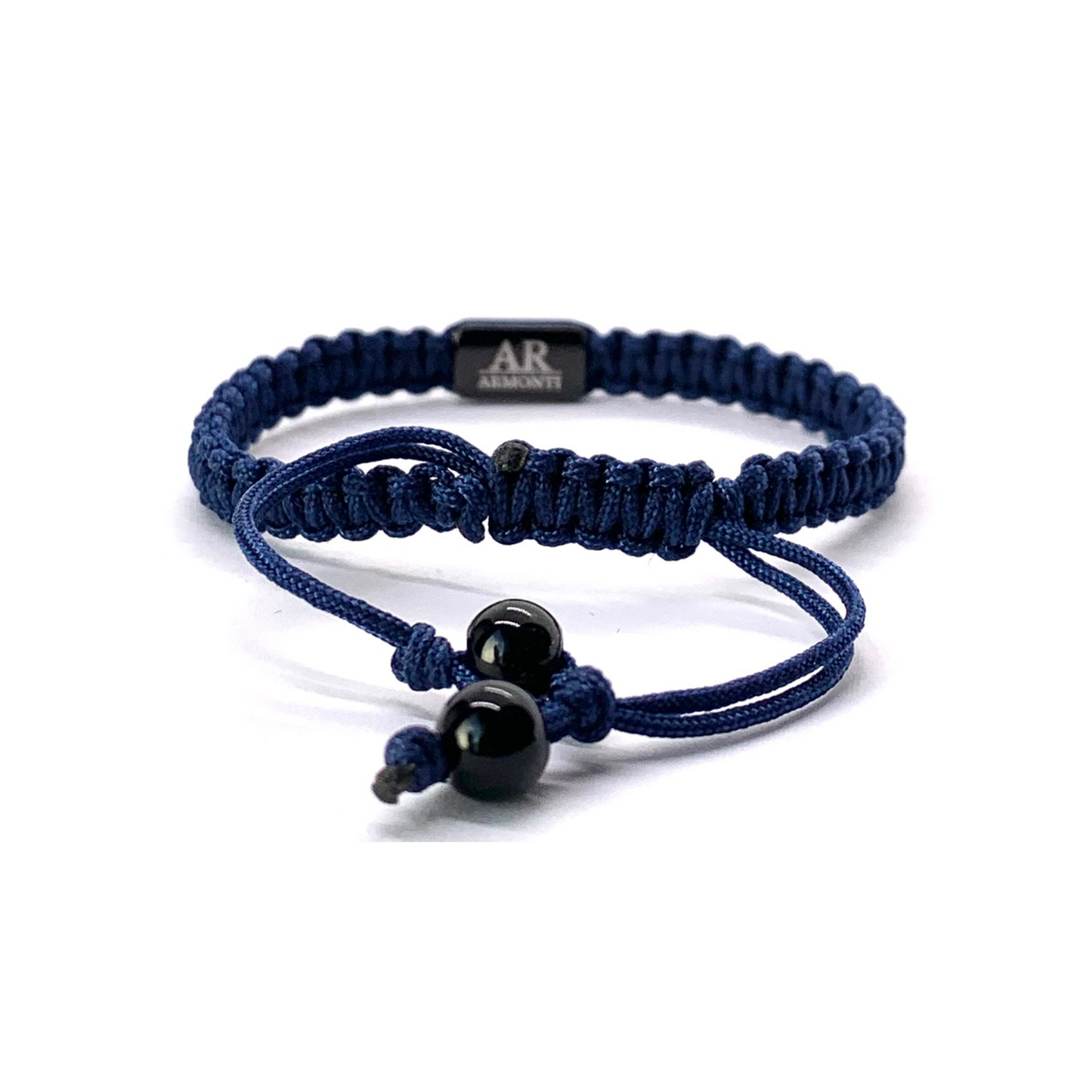 Pulsera azul oscuro de MACRAMÉ mujer
