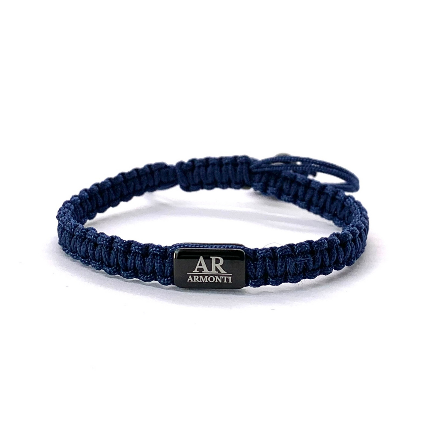 Pulsera azul oscuro de MACRAMÉ mujer