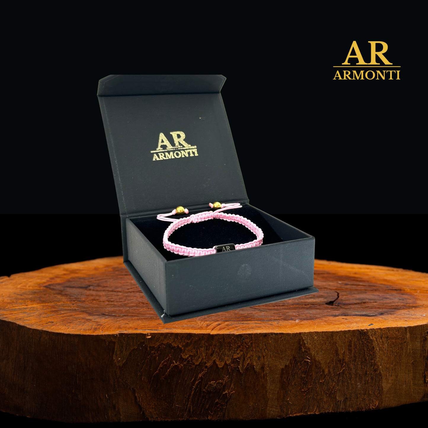 Pulsera MACRAMÉ rosa MUJER