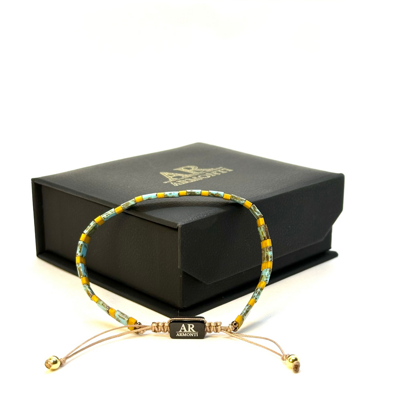 Pulsera de cuentas MIYUKI azul turquesa MUJER