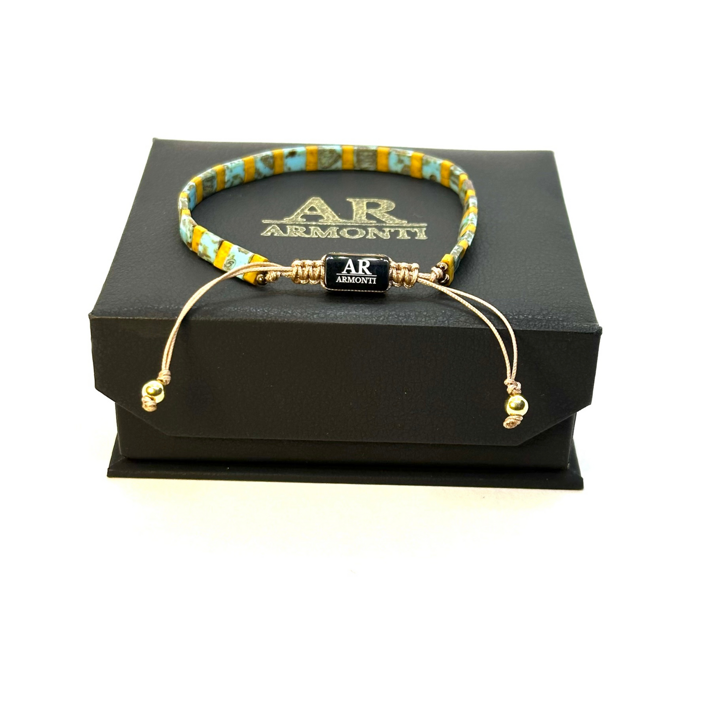Pulsera de cuentas MIYUKI azul turquesa MUJER
