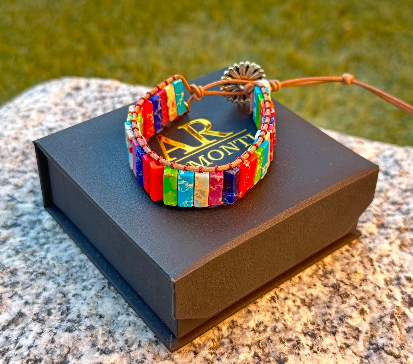 Pulsera MUJER jade de colores armonti