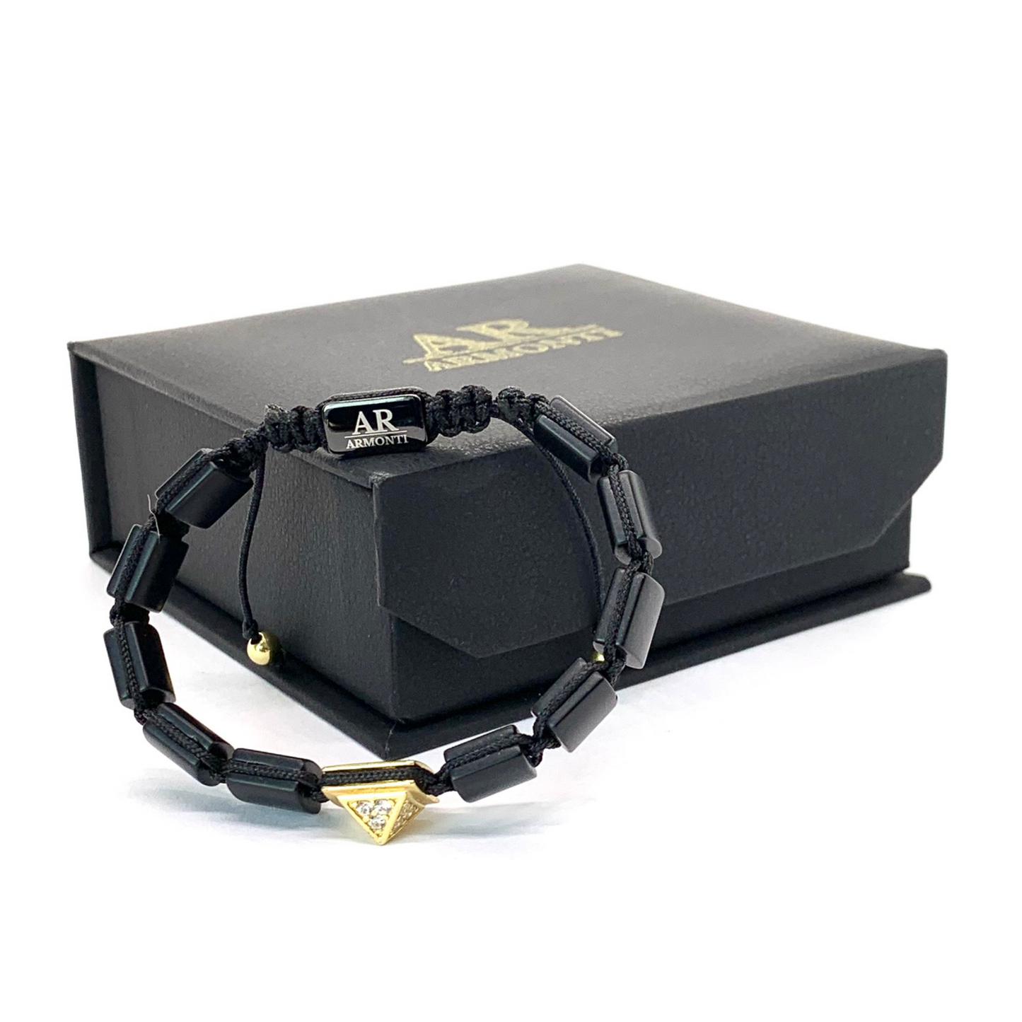Pulsera de Ónix Negro Mate para Mujer – Joyería Artesanal con Estilo, Fuerza y Elegancia | ARMONTI
