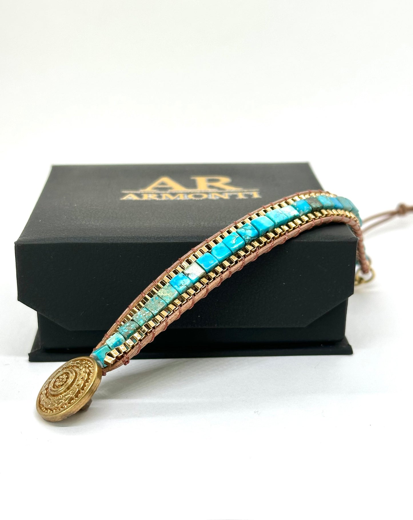 Pulsera Azul turquesa emperador para MUJER armonti