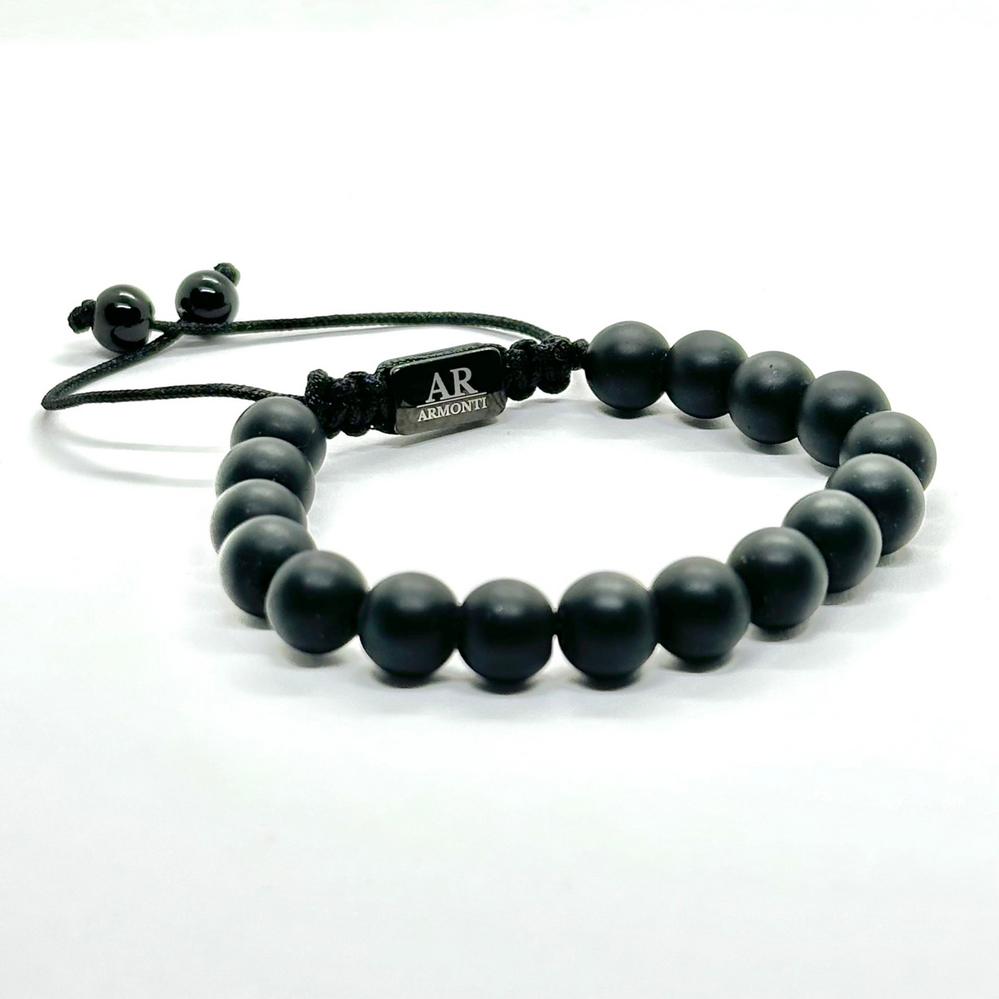 Pulsera piedra natural ONIX MATTE para HOMBRE