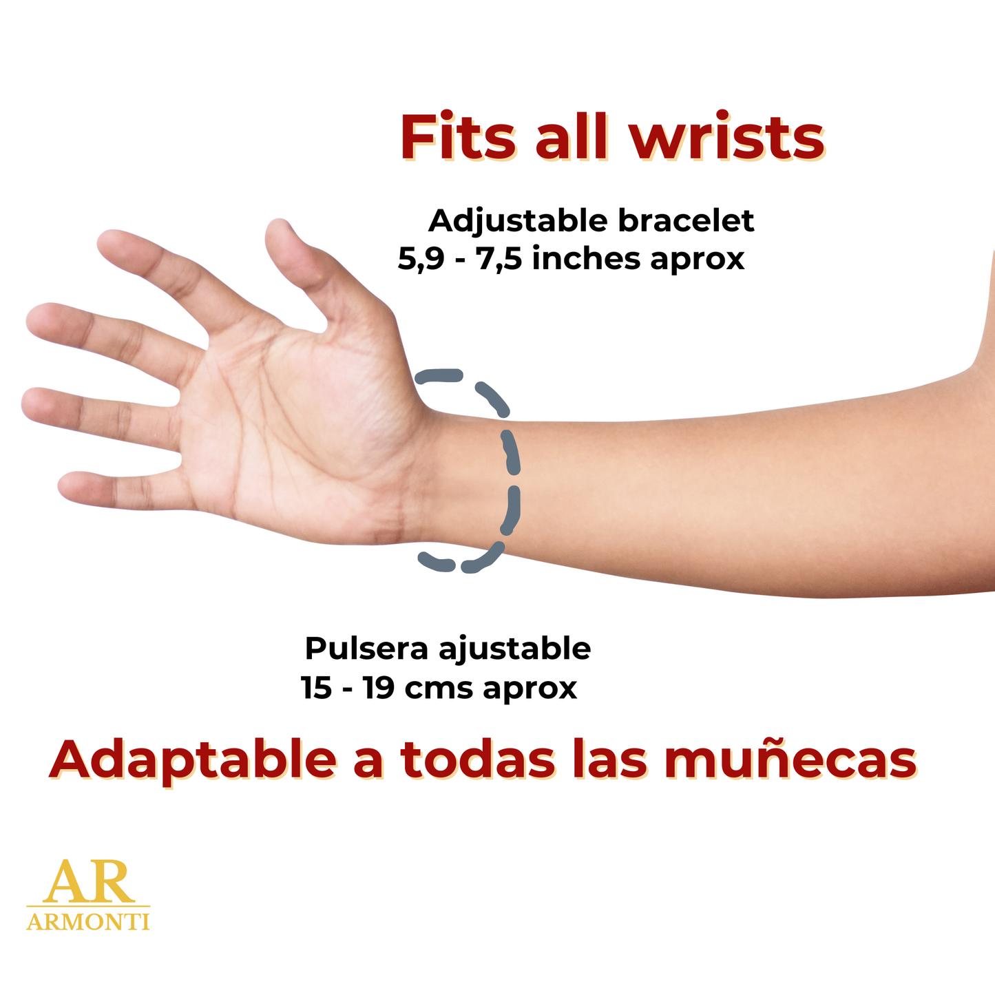 Pulsera roja de MACRAMÉ mujer