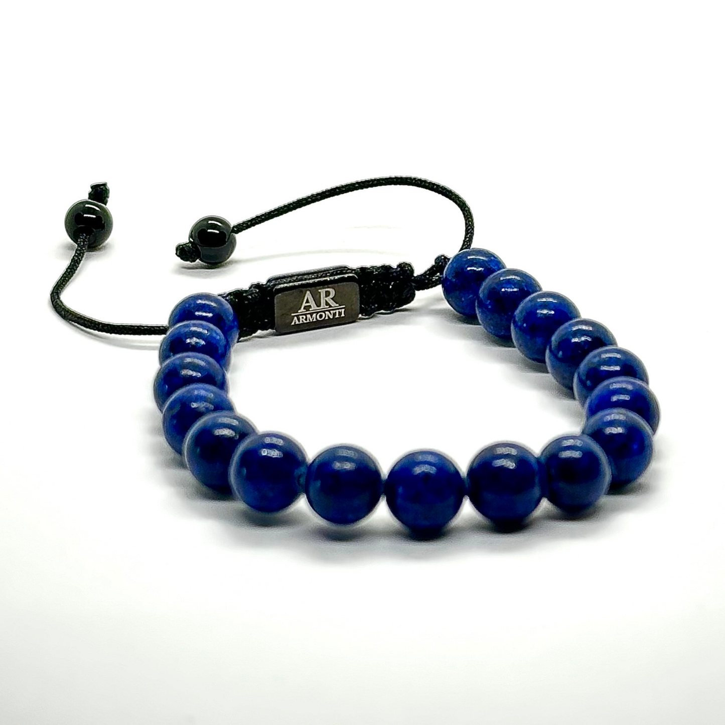 Pulsera piedra redonda LAPISLÁZULI para hombre