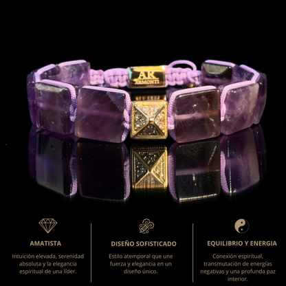Pulsera de Amatista para Mujer
