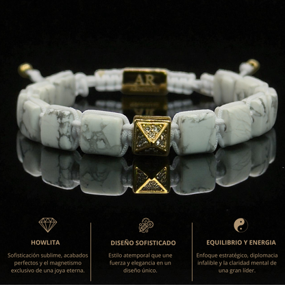 Pulsera de Howlita para Mujer
