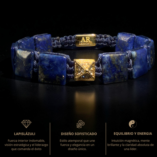 Pulsera lapislázuli mujer