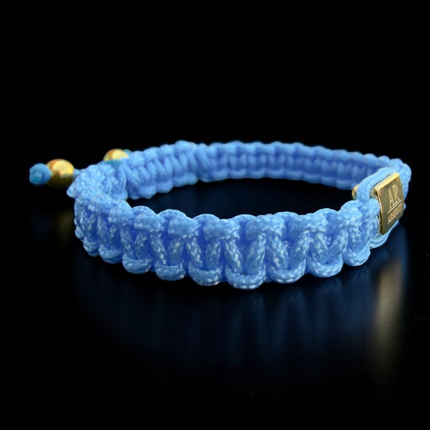 Pulsera azul turquesa de MACRAMÉ mujer