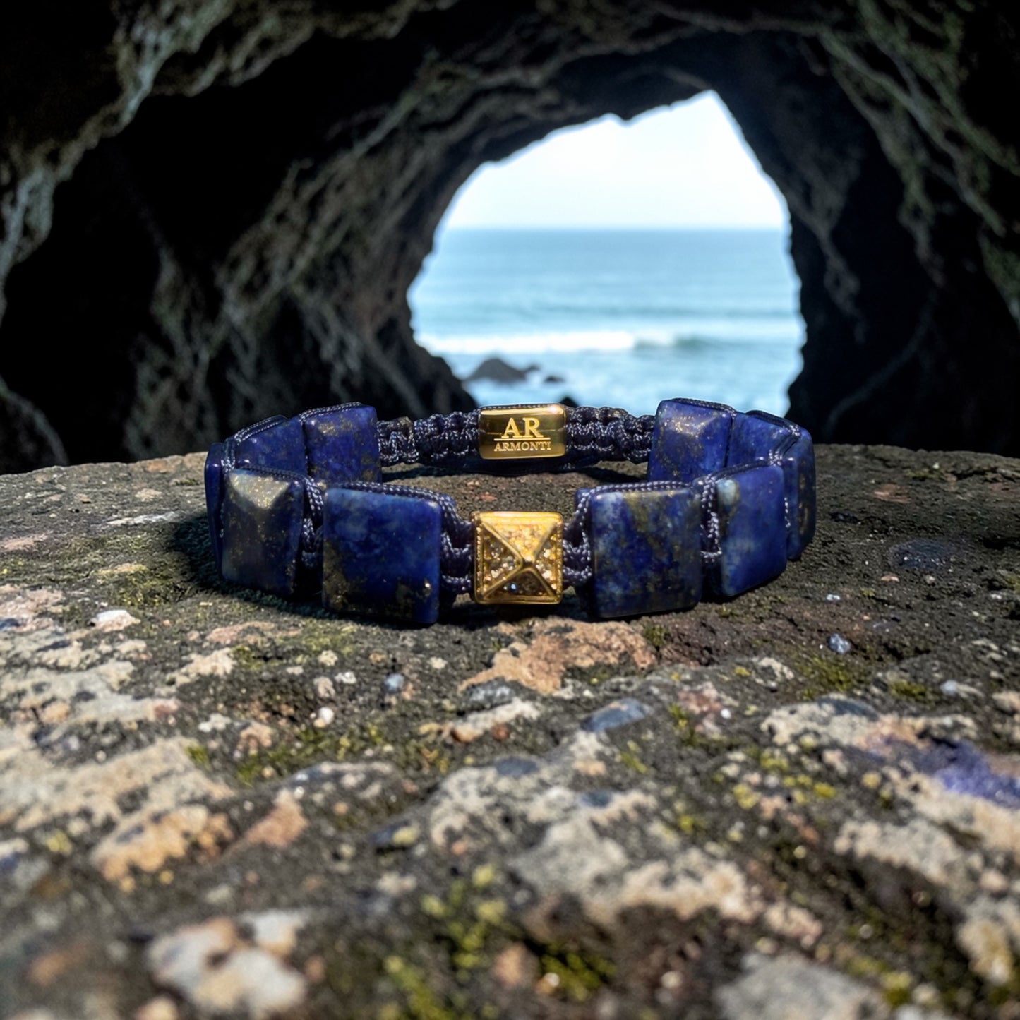 Pulsera lapislázuli mujer