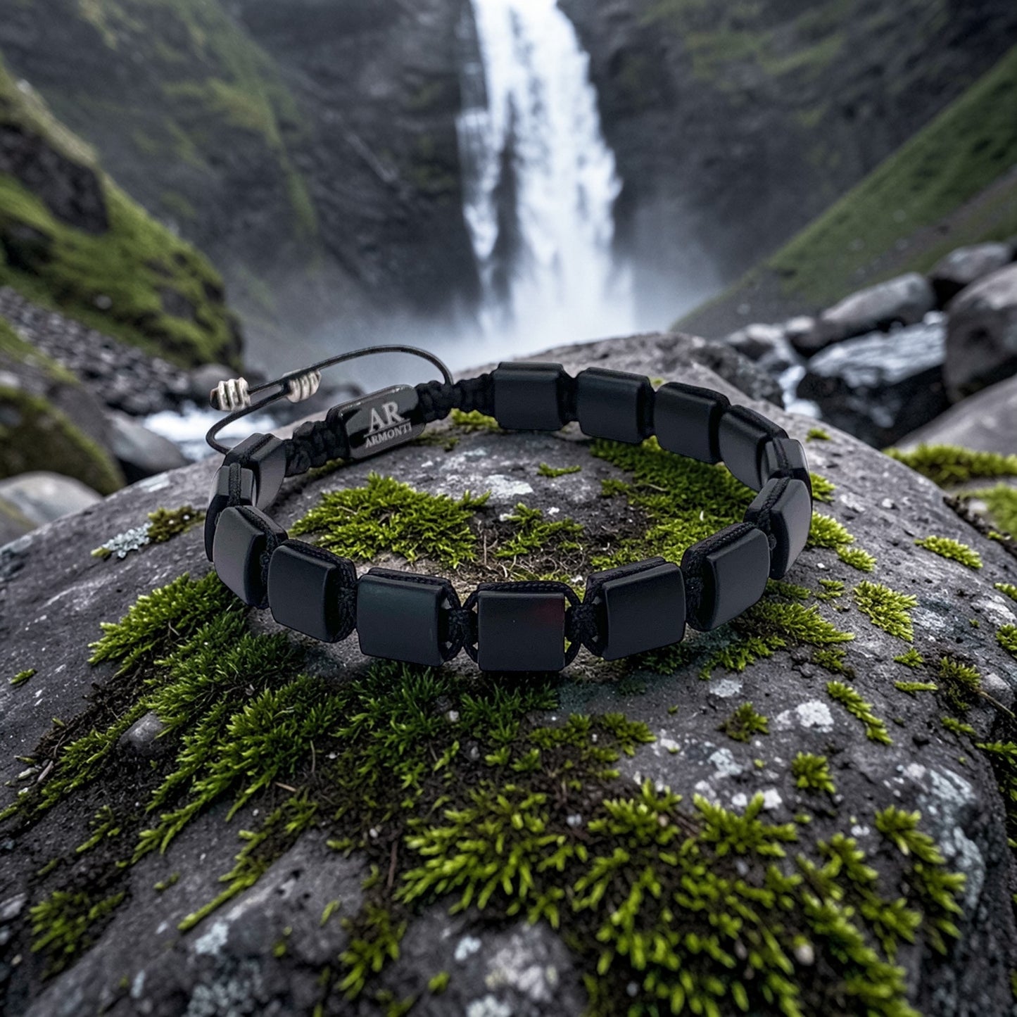 Men's Matte Onyx Bracelet by ARMONTI