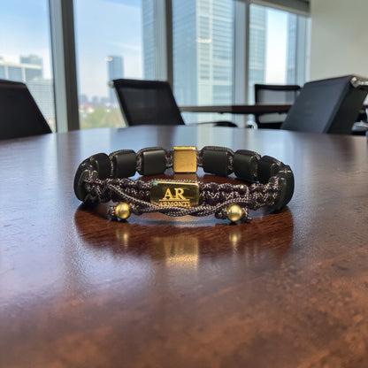 Matte Onyx women's bracelet: Power, dominance and elegance