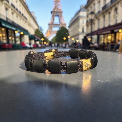 Matte Onyx women's bracelet: Power, dominance and elegance