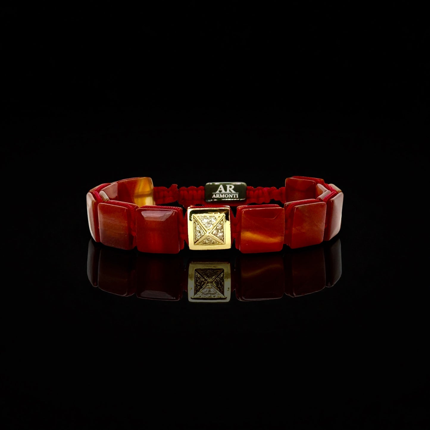 Pulsera Ágata Roja ARMONTI