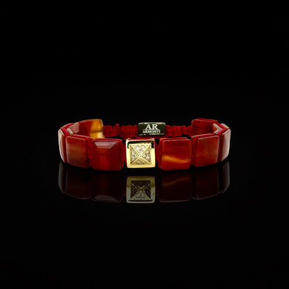 Pulsera Ágata Roja ARMONTI
