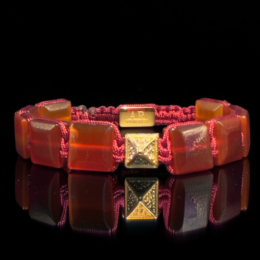 Pulsera Ágata Roja ARMONTI