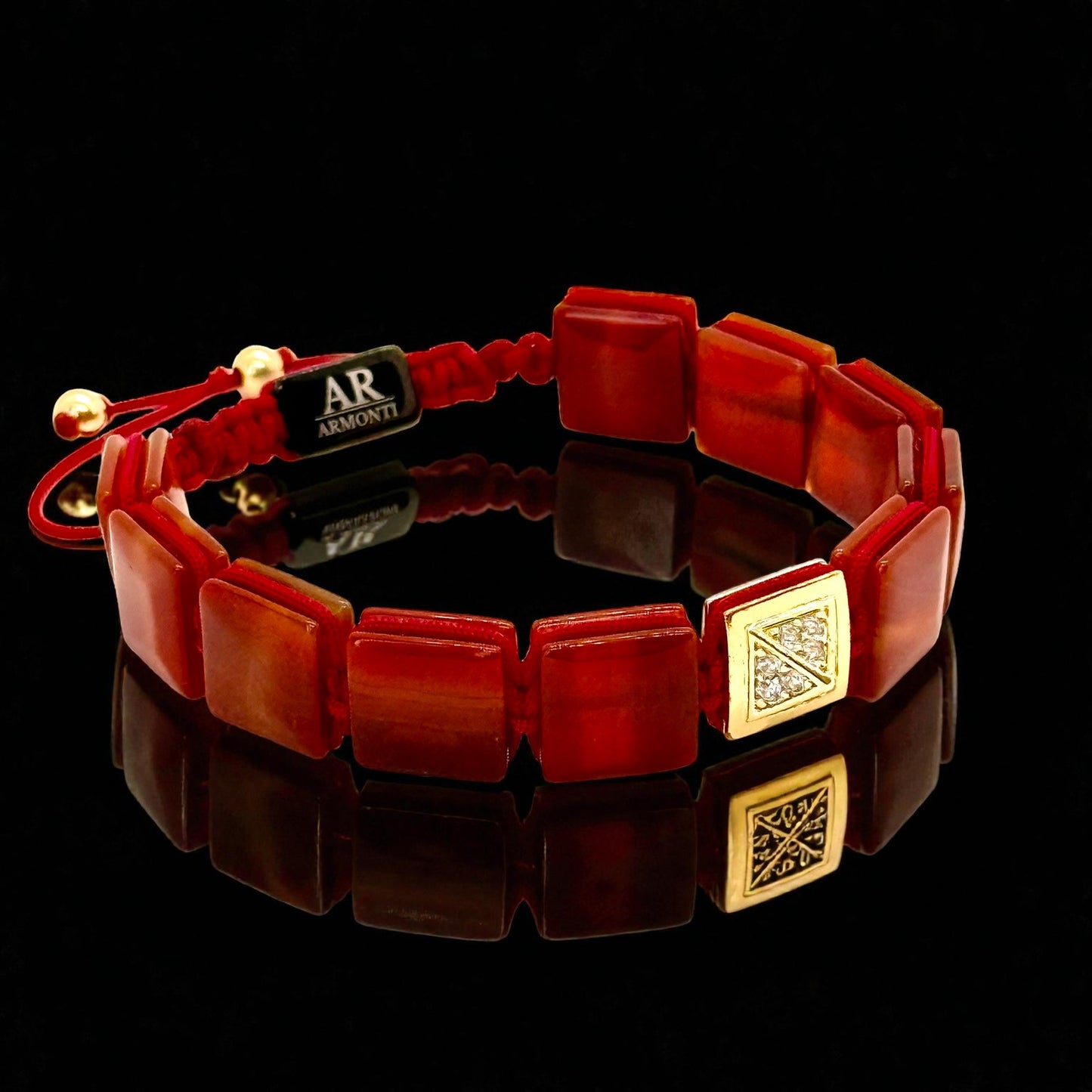 Pulsera Ágata Roja ARMONTI