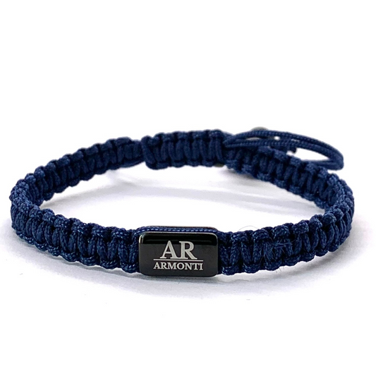 Pulsera MACRAMÉ Azul oscuro hombre