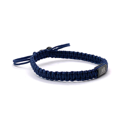 Pulsera azul oscuro de MACRAMÉ mujer