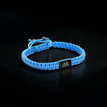 Pulsera azul turquesa de MACRAMÉ mujer
