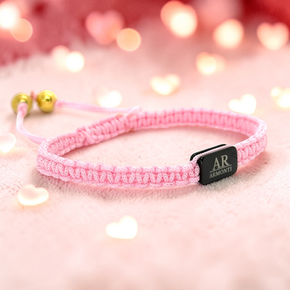 Pink MACRAMÉ bracelet for women