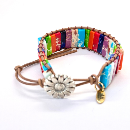 Pulsera MUJER jade de colores armonti