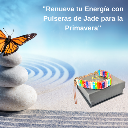Pulsera MUJER jade de colores armonti