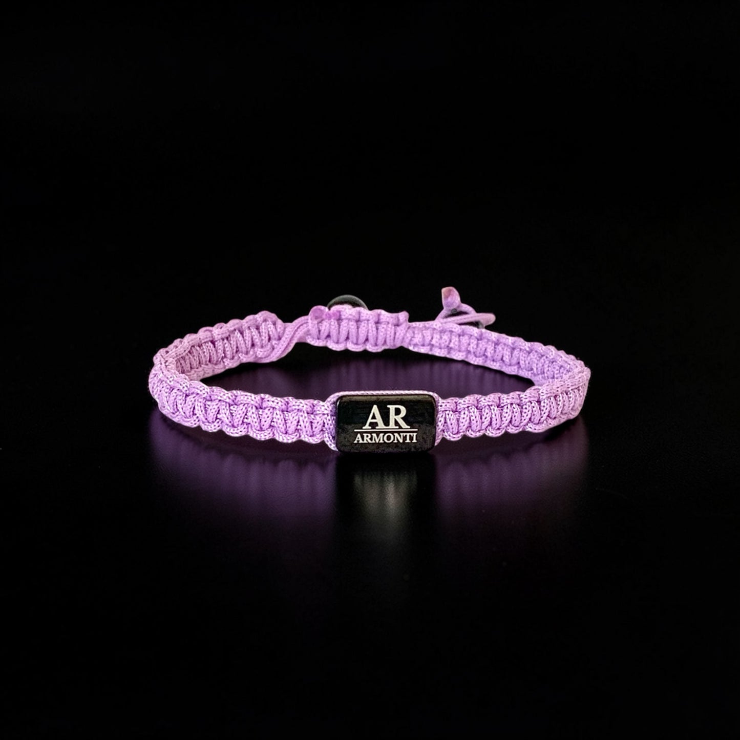 Pulsera violeta de MACRAMÉ mujer