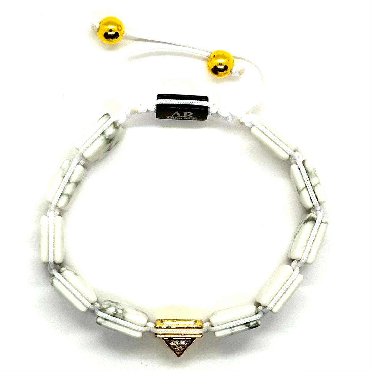 Pulsera de Howlita para Mujer | Elegancia Libre, Magia Blanca y Energía Positiva | ARMONTI