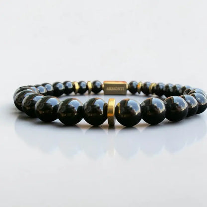Men's 6mm Shiny Black Onyx Bracelet