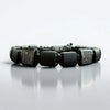 Matte Black Onyx Square Men's Bracelet