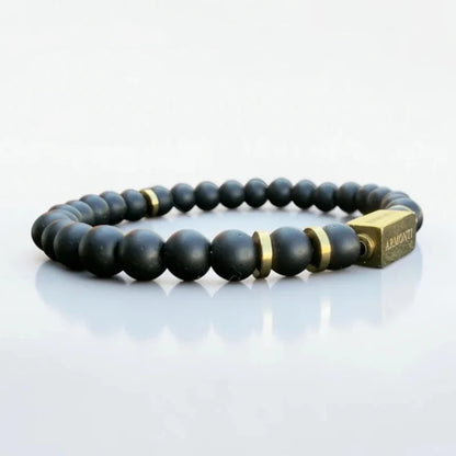 Men's 6mm Matte Black Onyx Bracelet