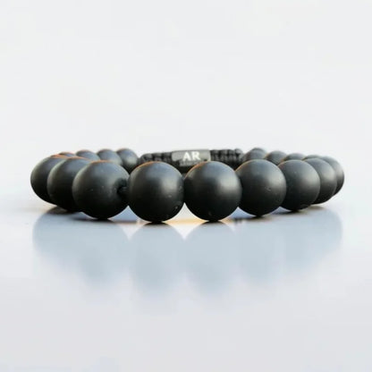 8mm Matte Black Onyx Bracelet for Men