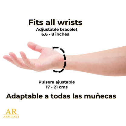 Pulsera Armonti | Joyería Artesanal para hombre | cuero italiano natural trenzado y plata | cuero trenzado y plata