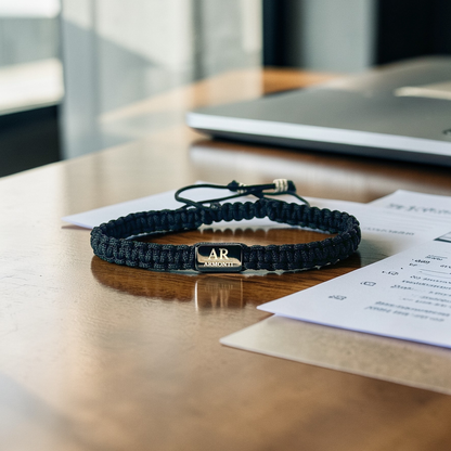Braided Leather and Macramé Bracelet: Elegance and Timeless Style