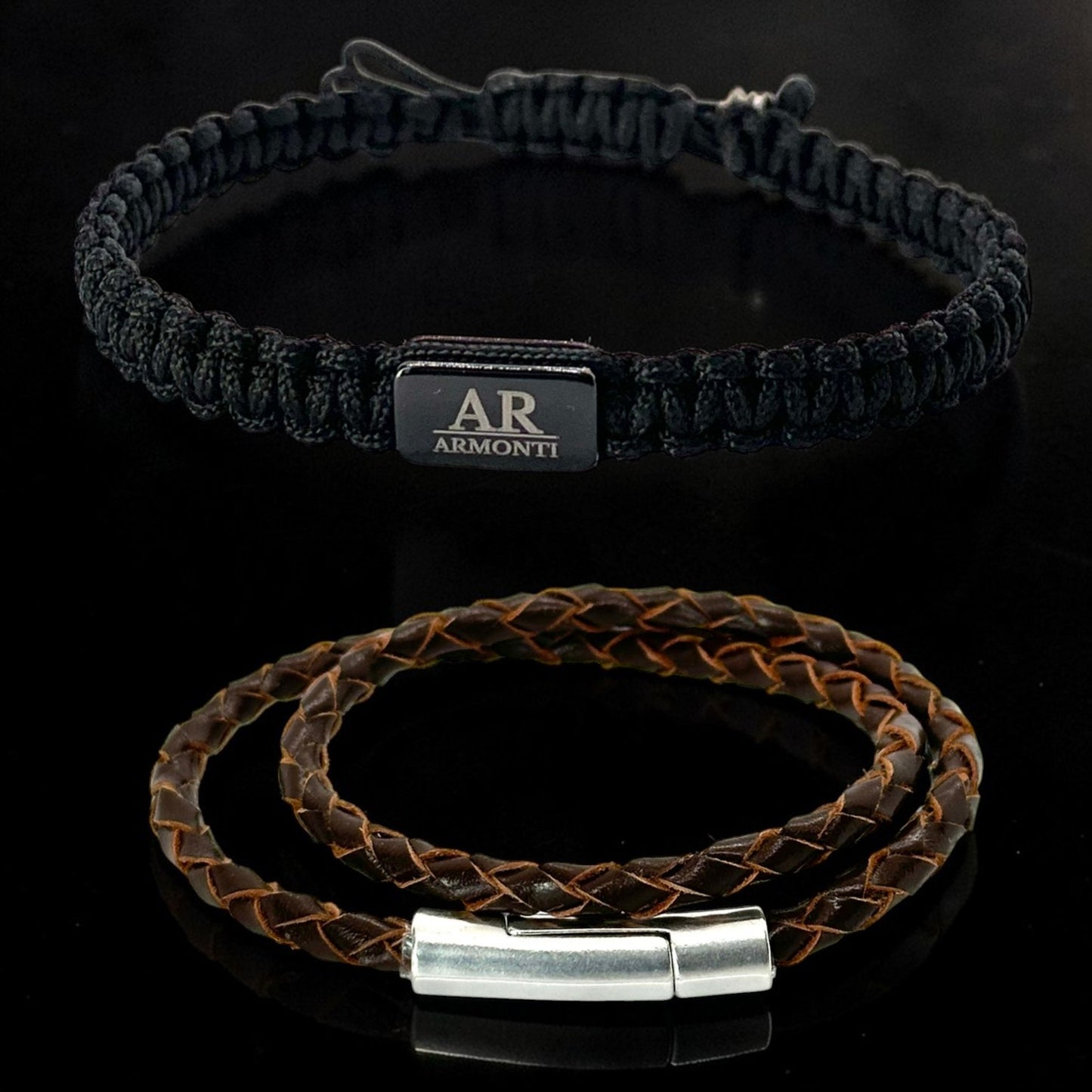 Braided Leather and Macramé Bracelet: Elegance and Timeless Style