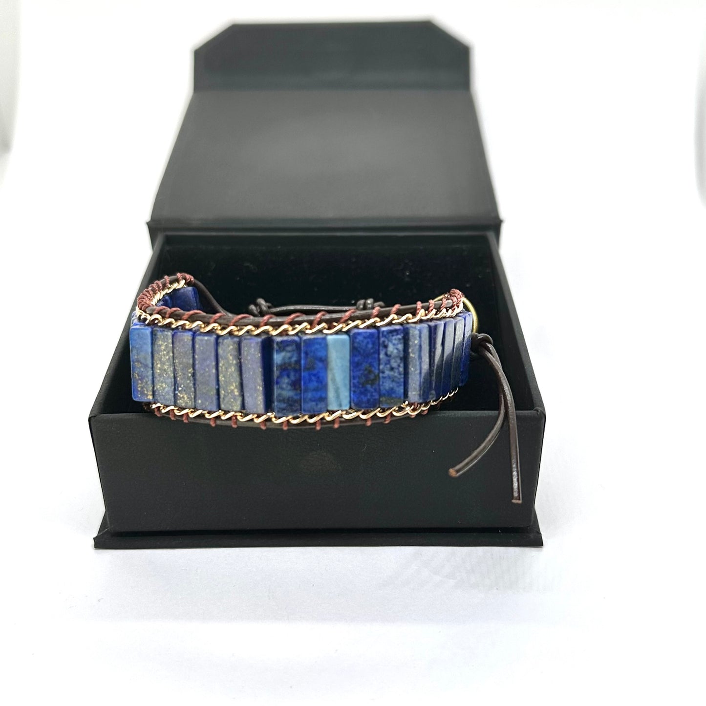 Pulsera lapislázuli primavera verano MUJER 13mm