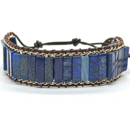 Pulsera lapislázuli primavera verano MUJER 13mm