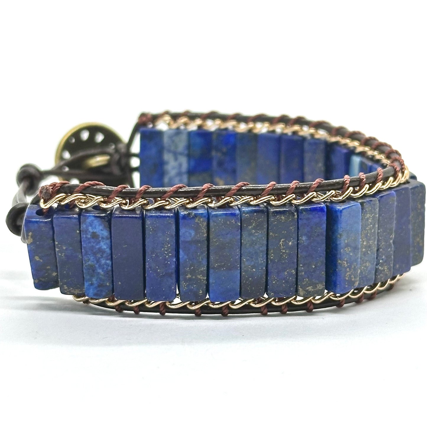 Pulsera lapislázuli primavera verano MUJER 13mm