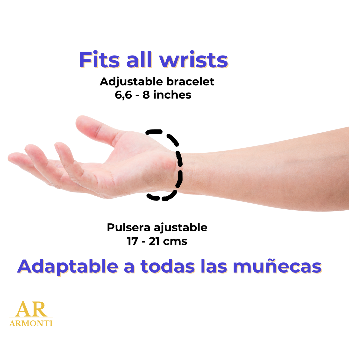 Pulsera lapislázuli primavera verano MUJER 13mm