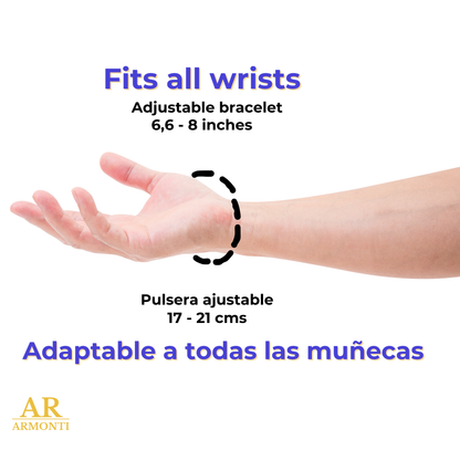 Pulsera lapislázuli primavera verano MUJER 13mm